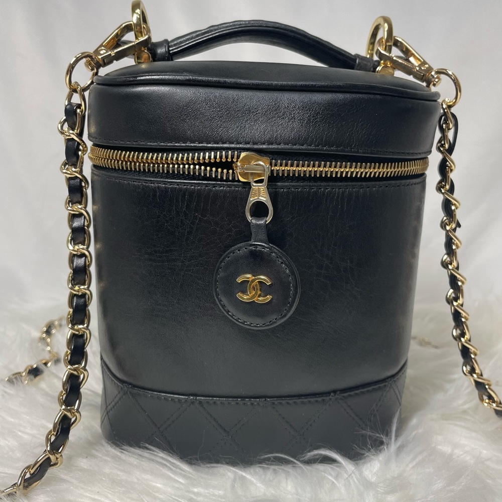 Iconic Chanel 24kt plated Vanity Bag